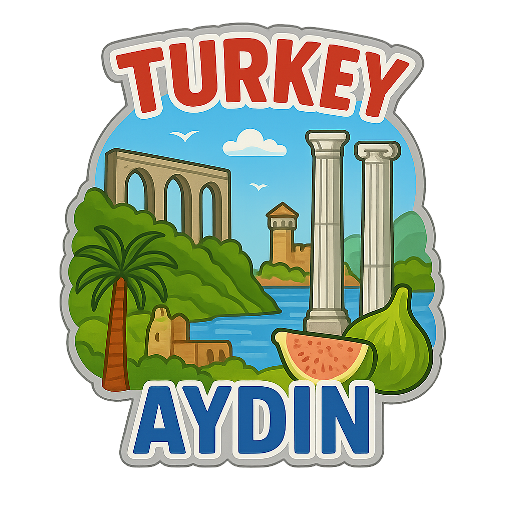 Aydın Ahşap Magnet – Toptan UV Baskılı Retro Hediyelik Magnet