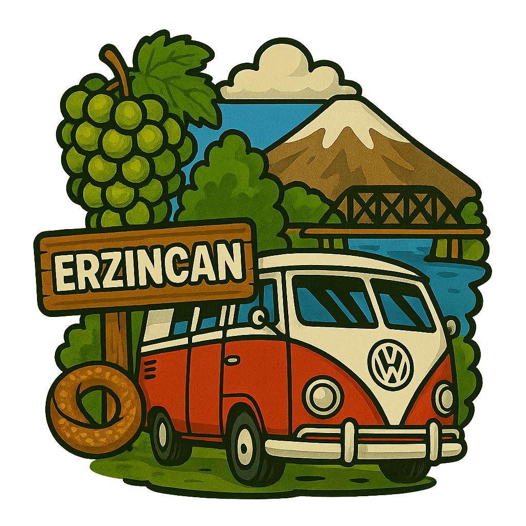 Erzincan Ahşap Magnet – Toptan UV Baskılı Retro Hediyelik Magnet