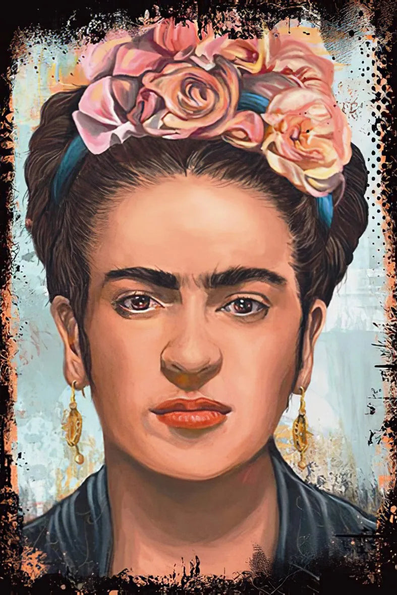 Frida Ahşap Poster No:232