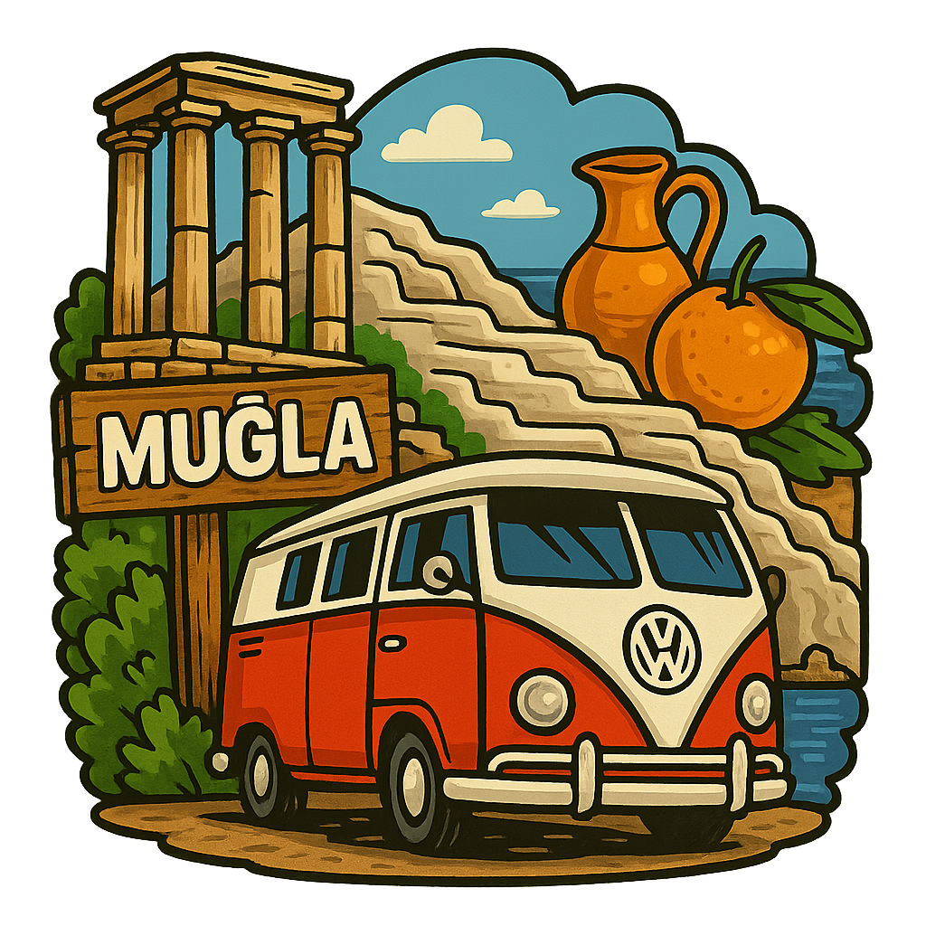Muğla Ahşap Magnet – Toptan UV Baskılı Retro Hediyelik Magnet