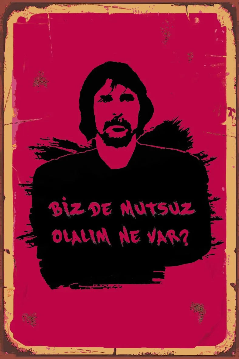 Behzat Ç Retro Ahşap Poster No:662