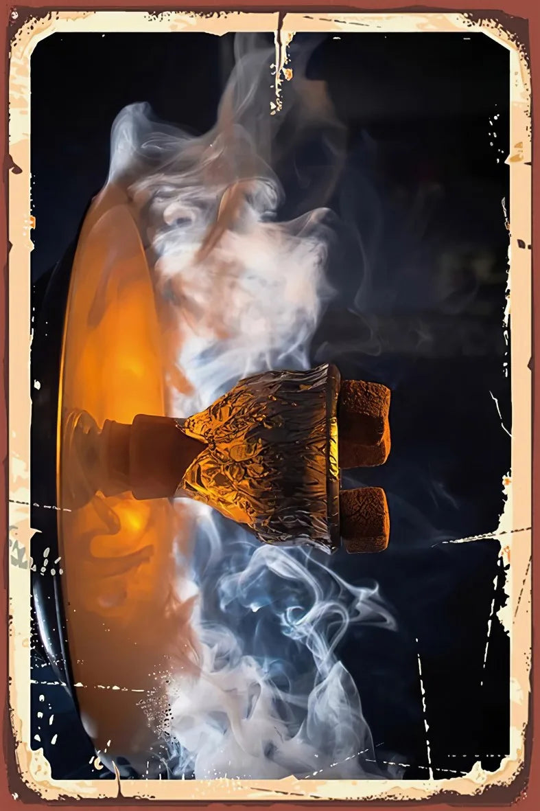 Nargile Ahşap Poster No:370