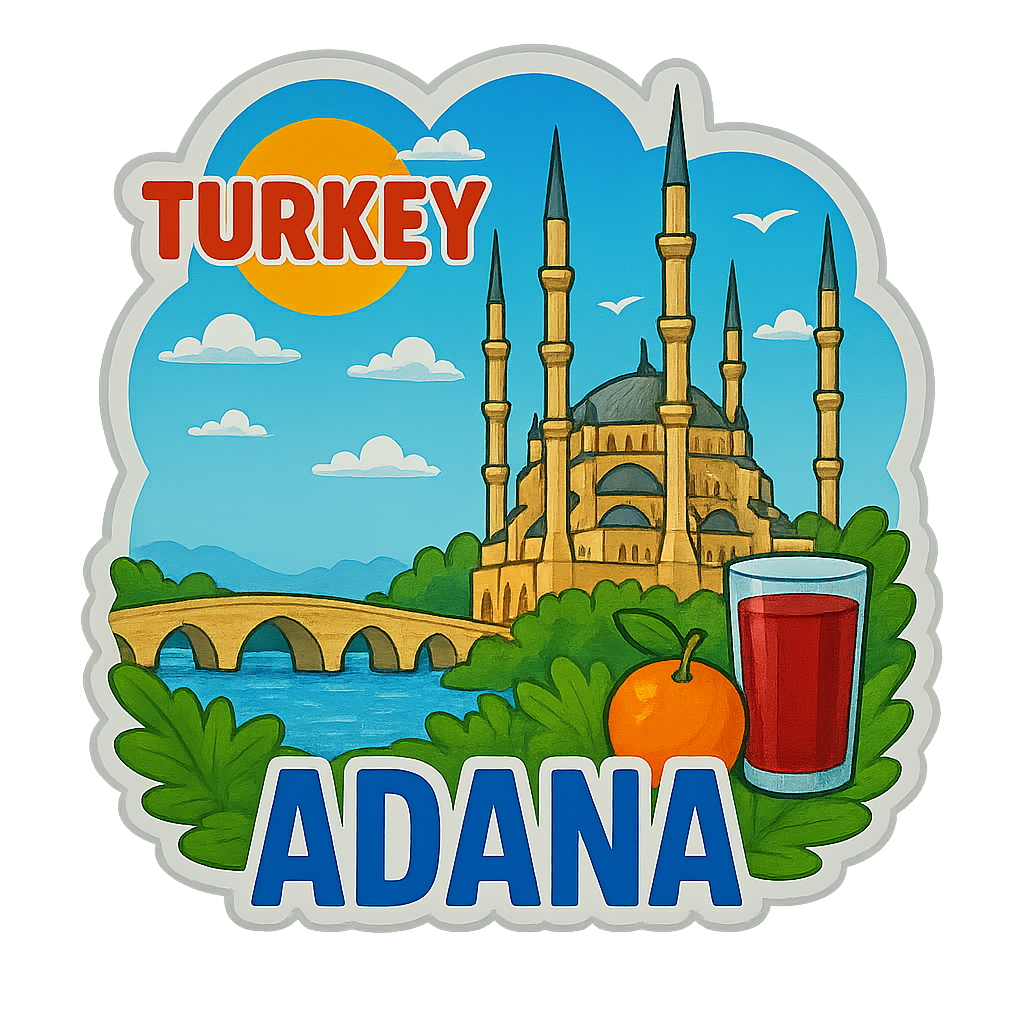 Adana Ahşap Magnet – Toptan UV Baskılı Retro Hediyelik Magnet