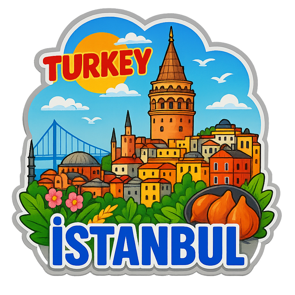 Frankfurt Wooden Magnet – Wholesale UV Printed Retro Gift Magnet