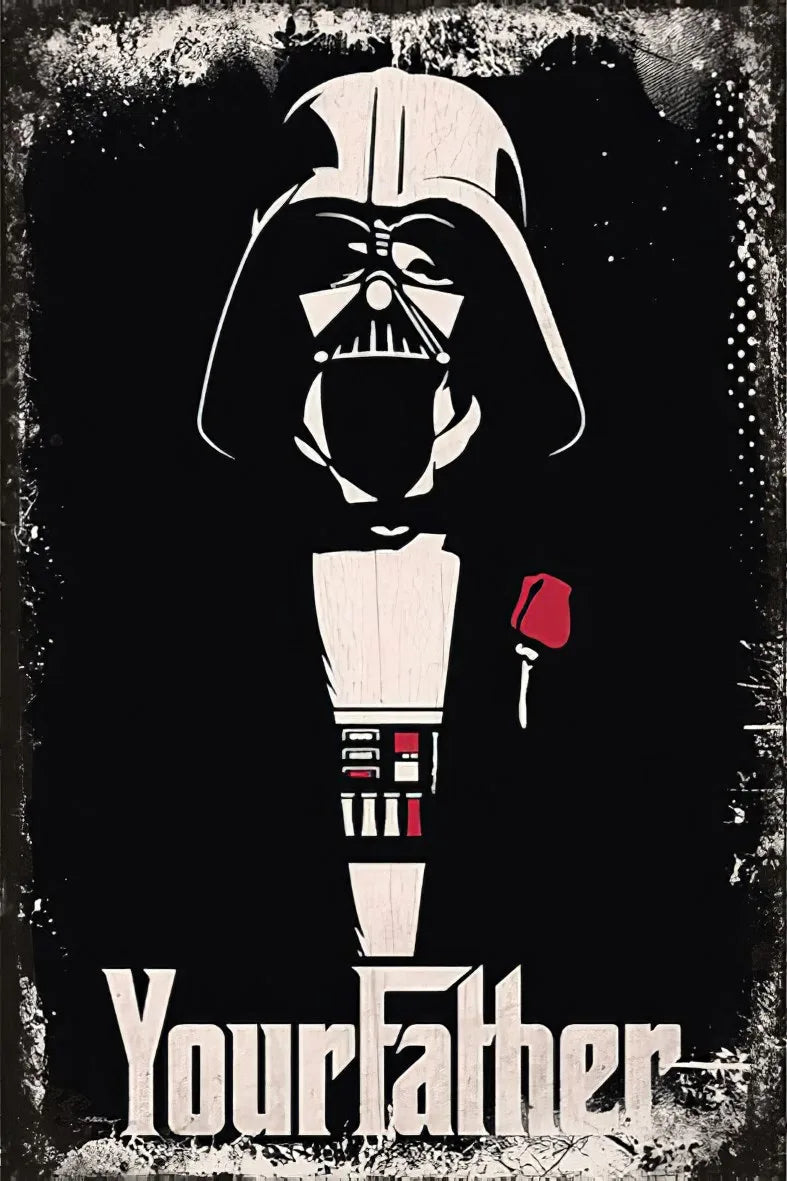 Your Father Retro Ahşap Poster No:61