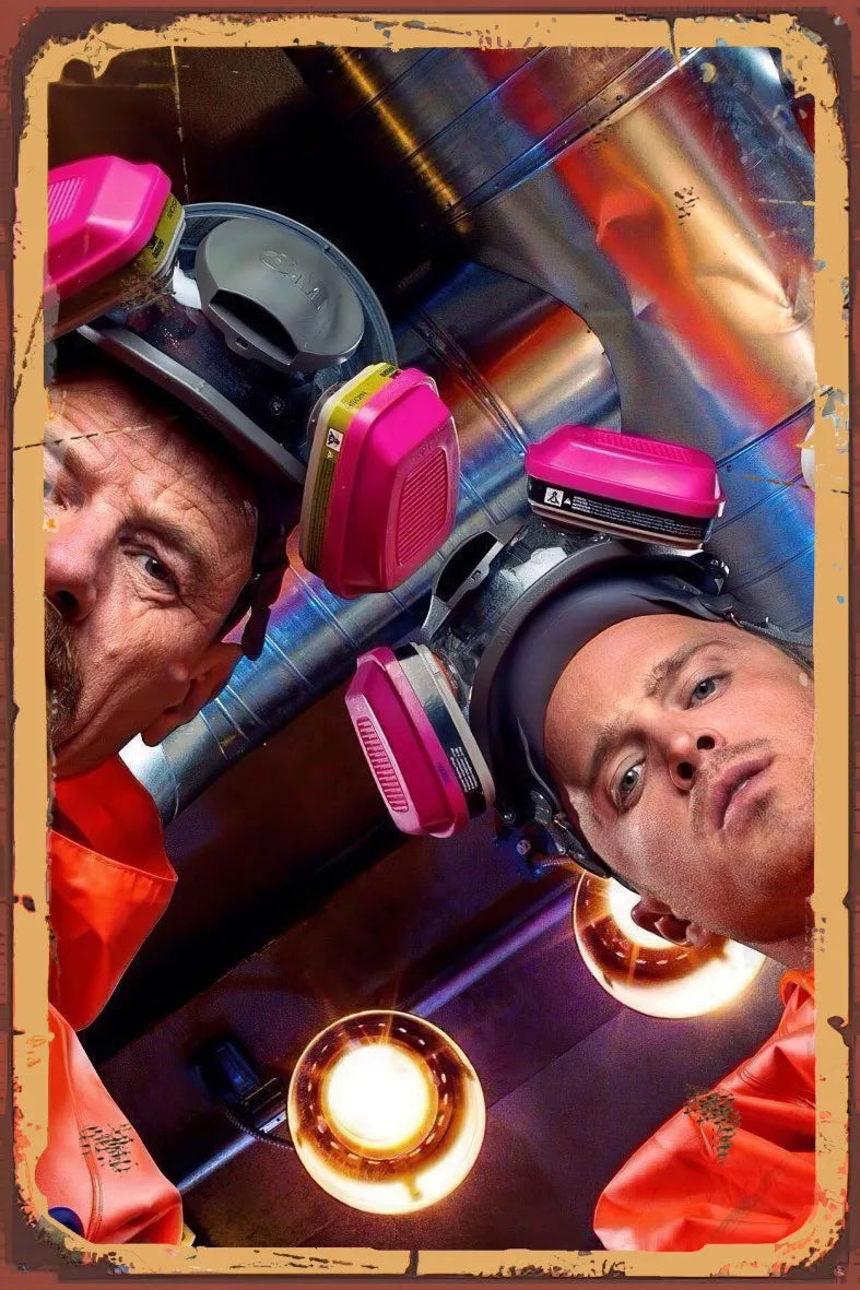 Breaking Bad Retro Ahşap Poster No:881