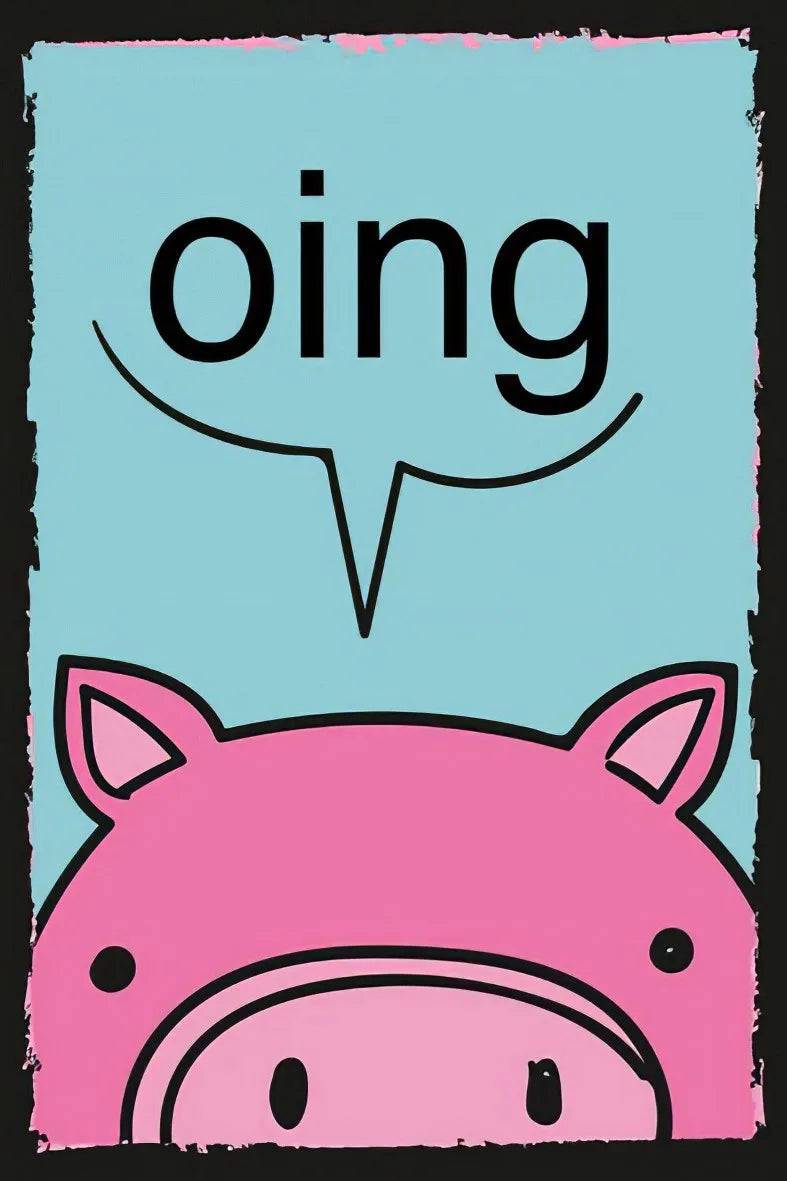 Oing  Ahşap Poster No:136