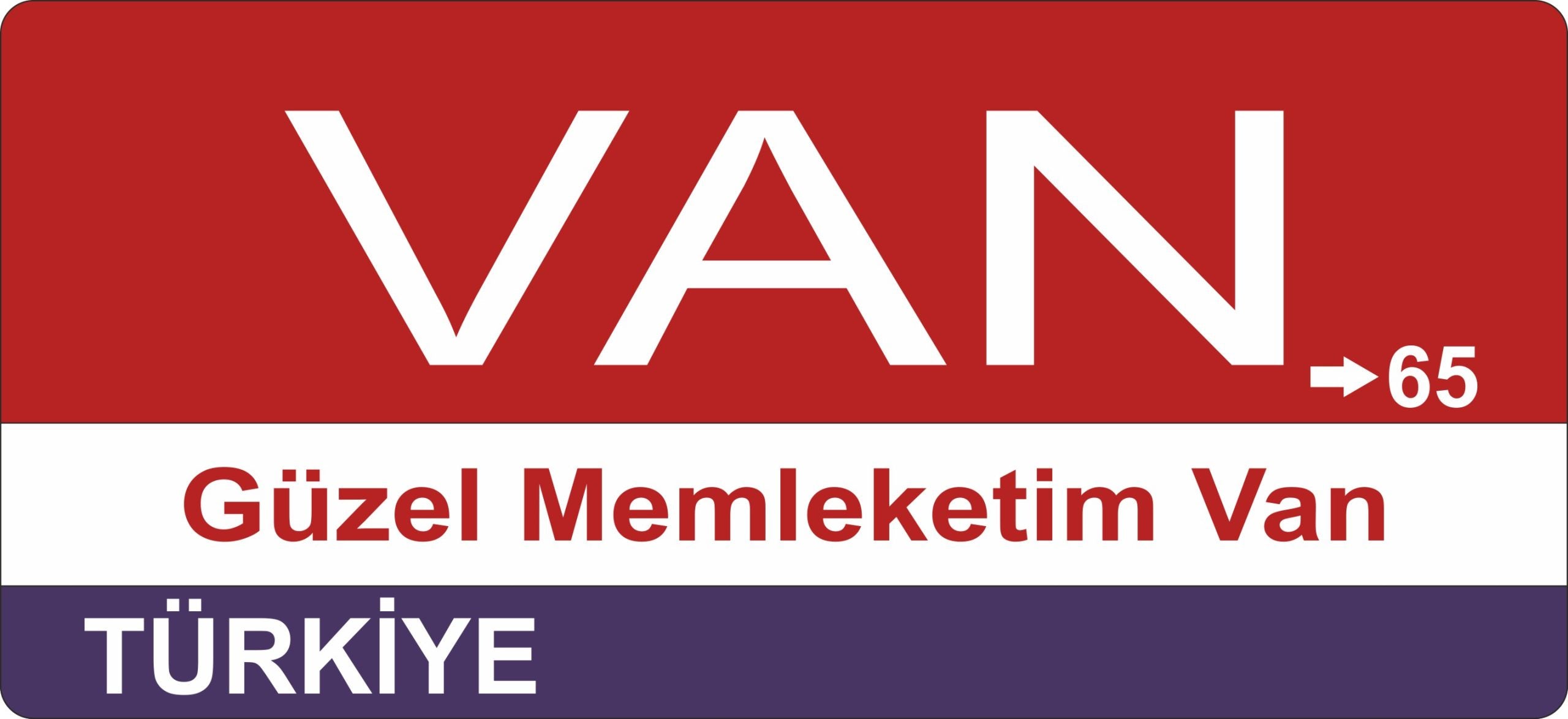Van Sokak Tabelası Ahşap Poster 11x24cm