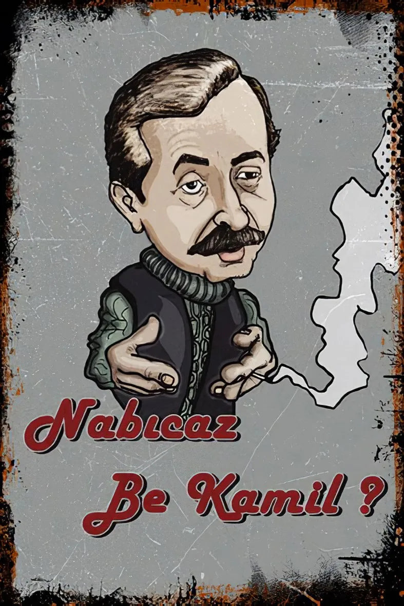Nabıcaz Be Kamil Retro Poster No:195