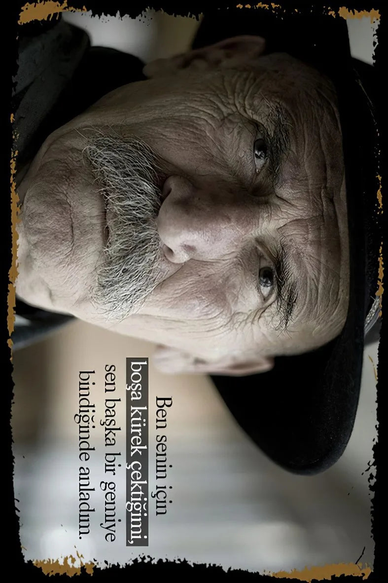 Tuncel Kurtiz  Ahşap Poster No:348