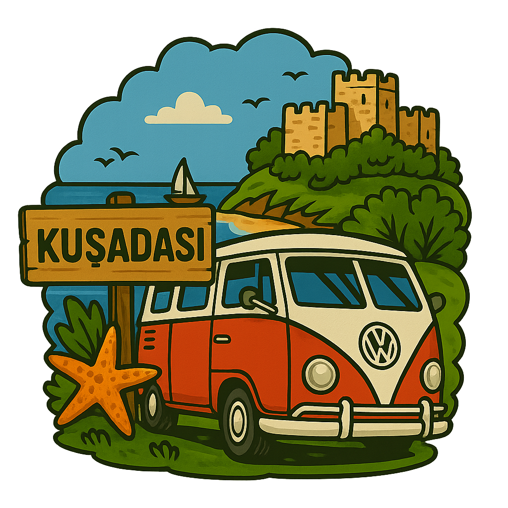 Kuşadası Ahşap Magnet – Toptan UV Baskılı Retro Hediyelik Magnet