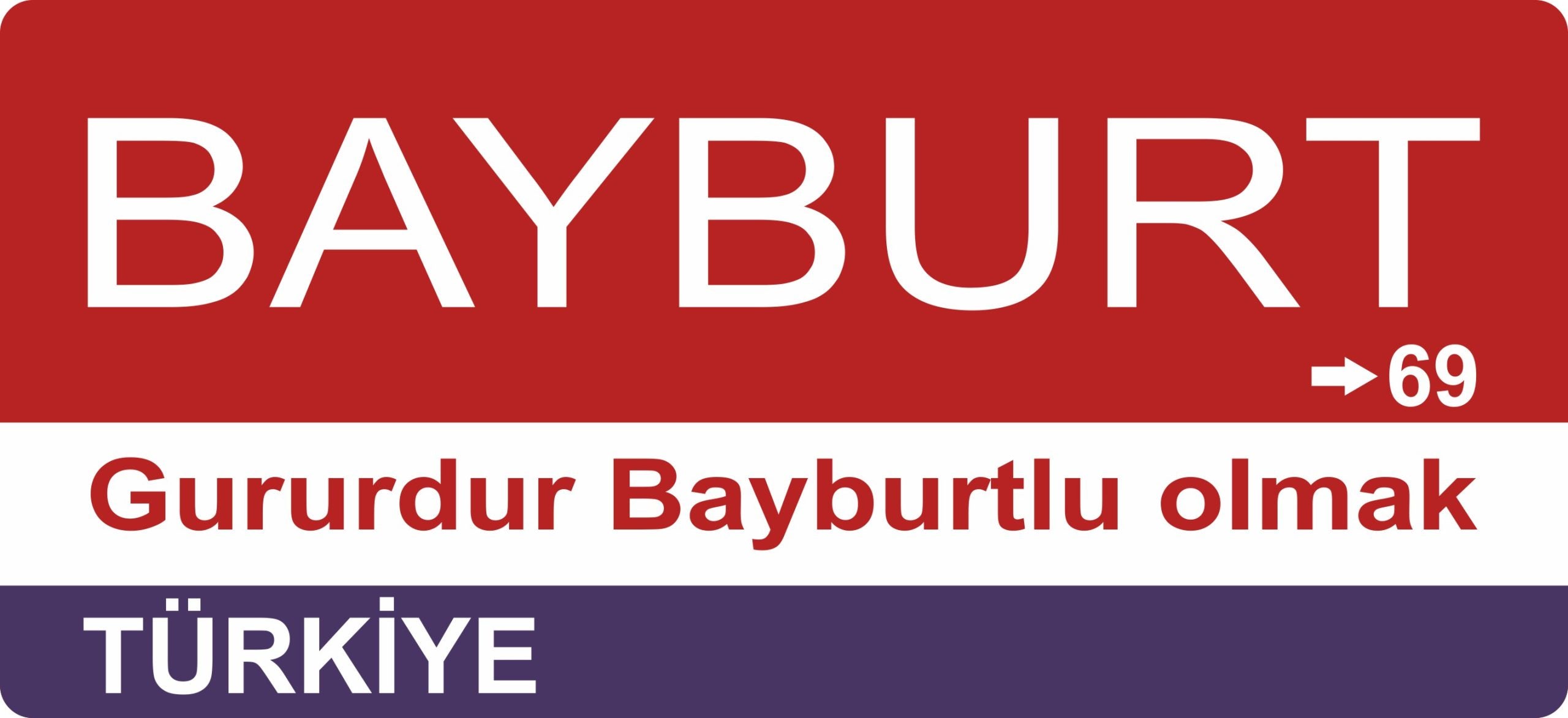 Bayburt Sokak Tabelası Ahşap Poster 11x24cm