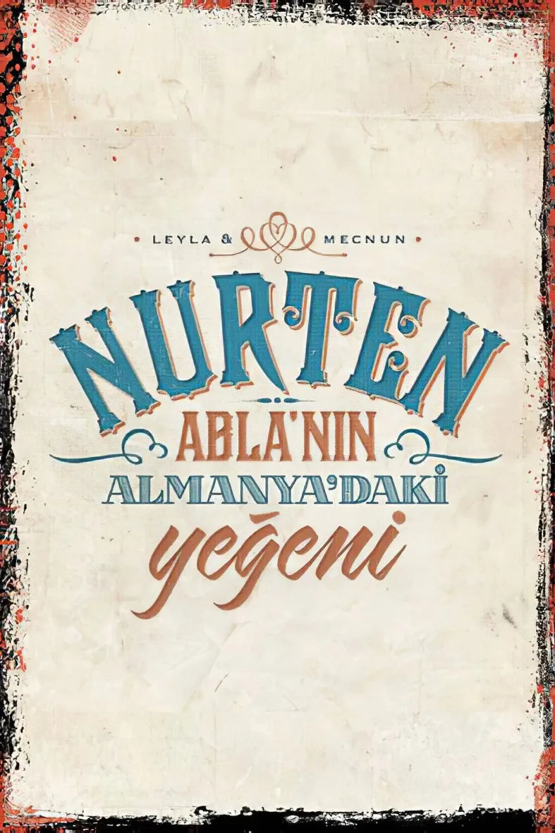 Leyla ve Mecnun Retro Poster No193