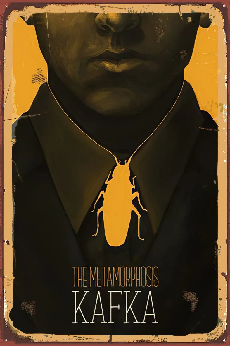 Franz Kafka Retro Ahşap Poster No:693