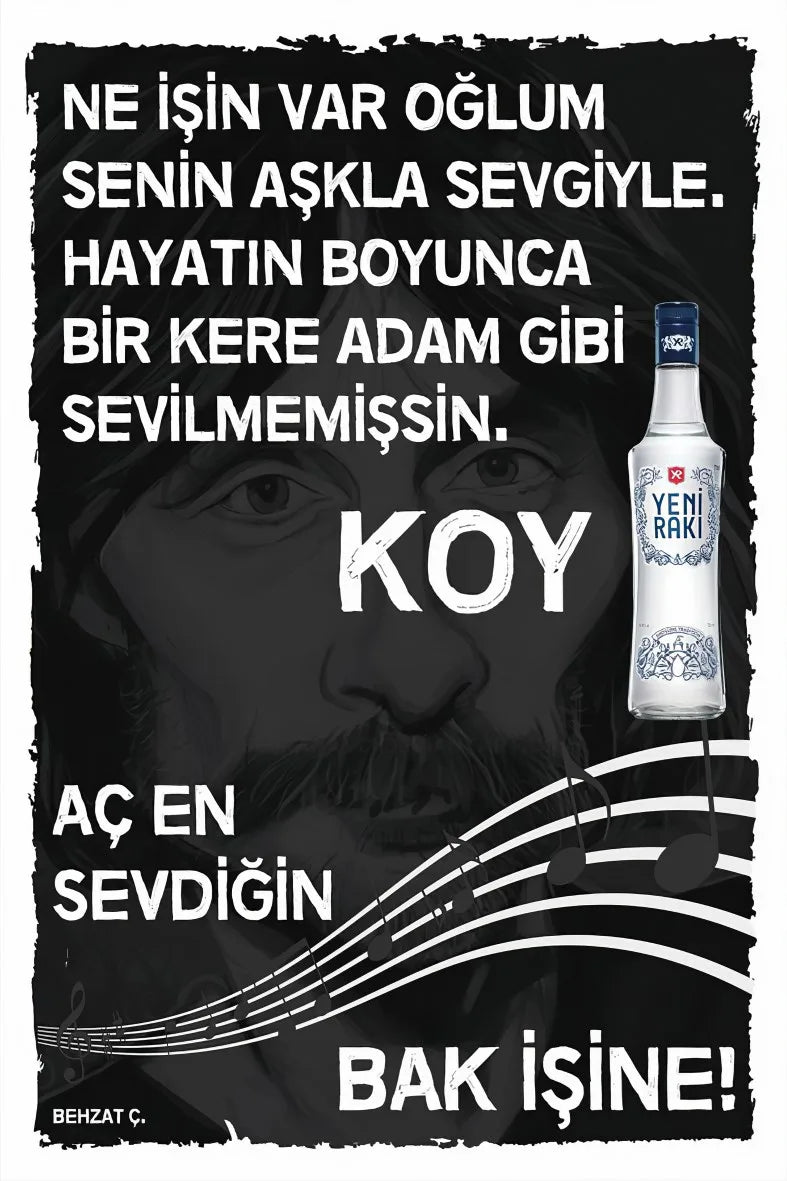 Alkol Temalı Retro Ahşap Poster No:408
