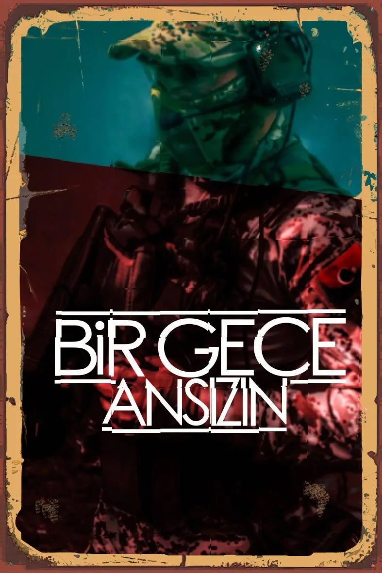 Bir Gece Ansızın Retro Ahşap Poster No:810