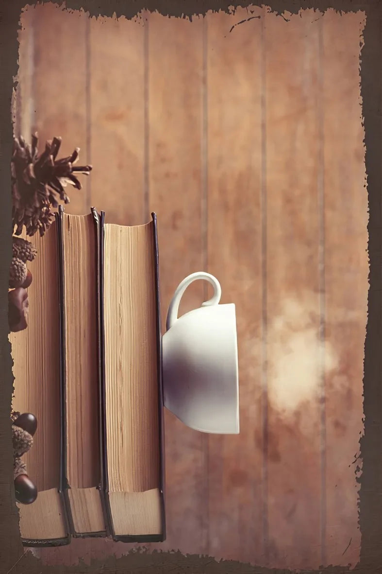 Kahve Temalı Retro Ahşap Poster No:422