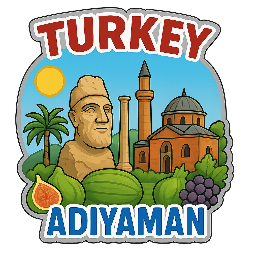Adıyaman Ahşap Magnet – Toptan UV Baskılı Retro Hediyelik Magnet