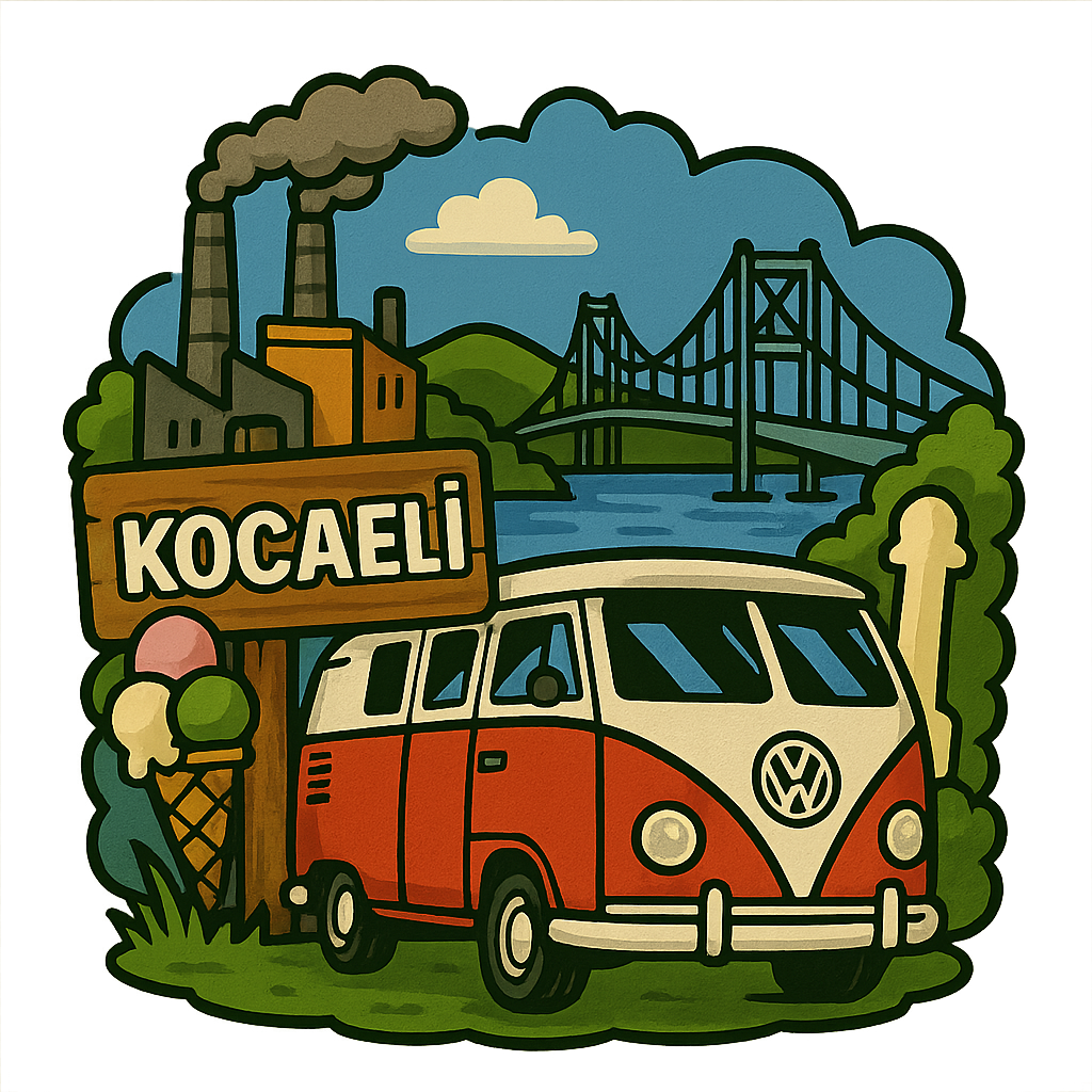 Kocaeli Ahşap Magnet – Toptan UV Baskılı Retro Hediyelik Magnet