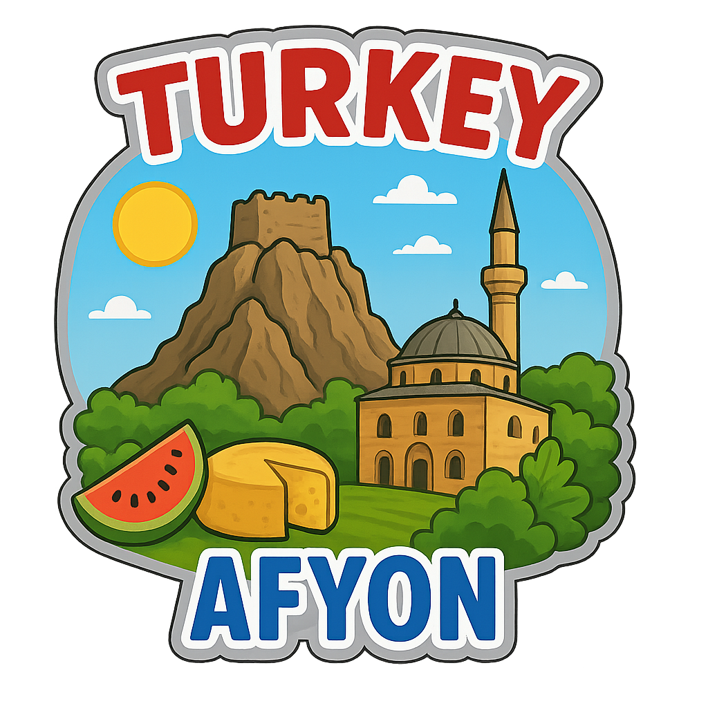 Afyon Ahşap Magnet – Toptan UV Baskılı Retro Hediyelik Magnet