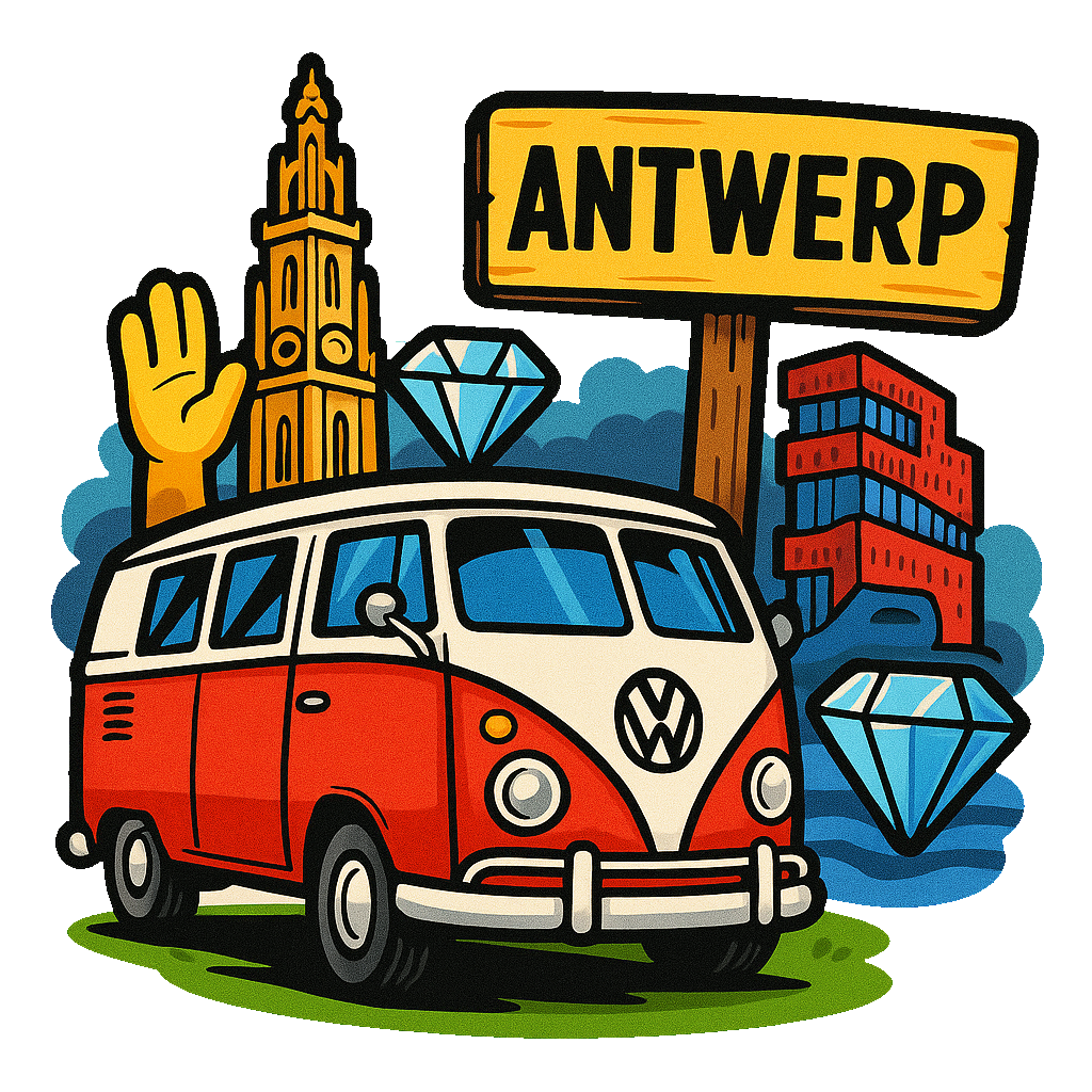 Antwerp Ahşap Magnet – Toptan UV Baskılı Retro Hediyelik Magnet