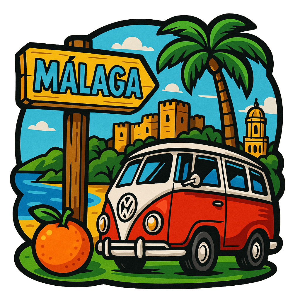 Málaga Ahşap Magnet – Toptan UV Baskılı Retro Hediyelik Magnet