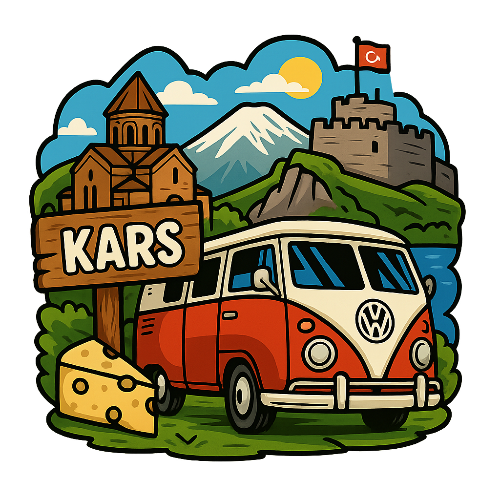 Kars Ahşap Magnet – Toptan UV Baskılı Retro Hediyelik Magnet