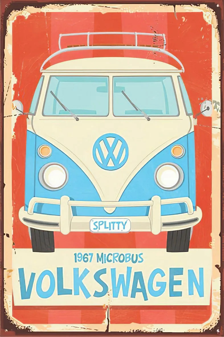 Vosvos Retro Poster No:168
