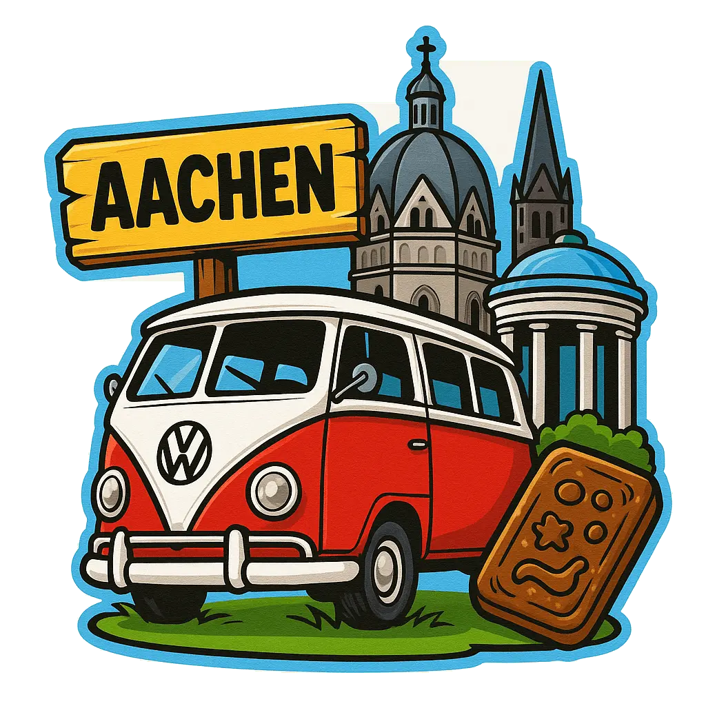 Aachen Ahşap Magnet – Toptan UV Baskılı Retro Hediyelik Magnet - ST Baskı Merkezi