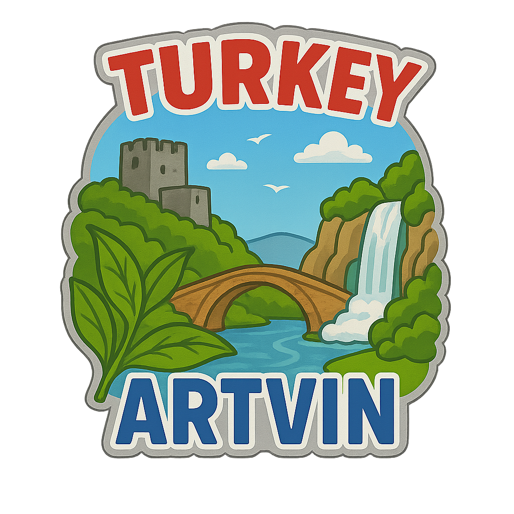 Artvin Ahşap Magnet – Toptan UV Baskılı Retro Hediyelik Magnet