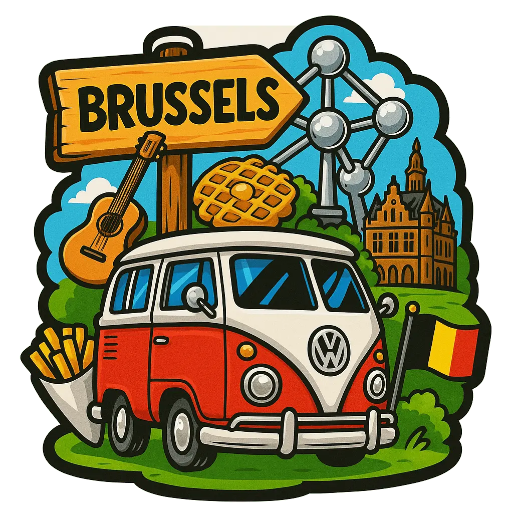 Brussels Ahşap Magnet – Toptan UV Baskılı Retro Hediyelik Magnet - ST Baskı Merkezi