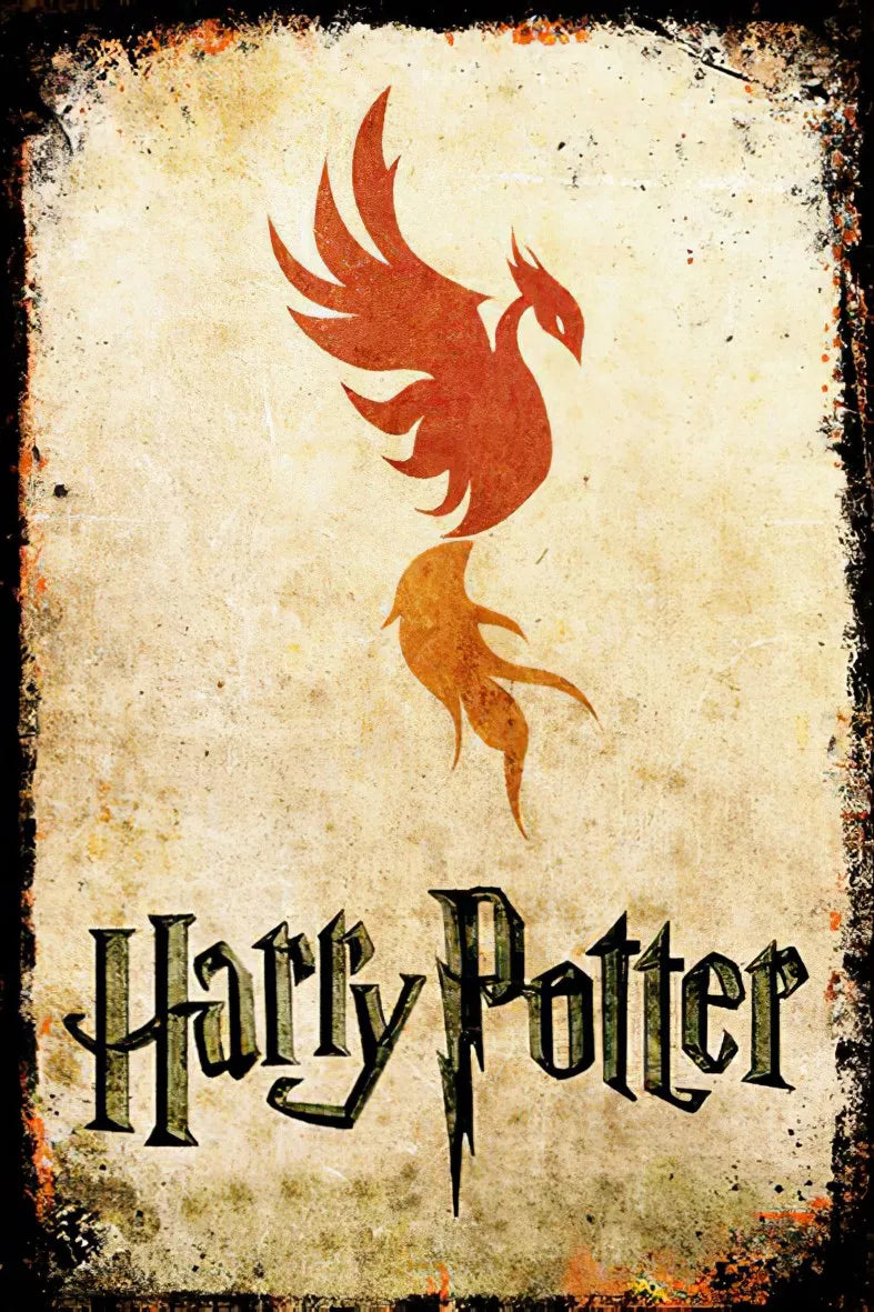 Harry Potter Retro Ahşap Poster No:339