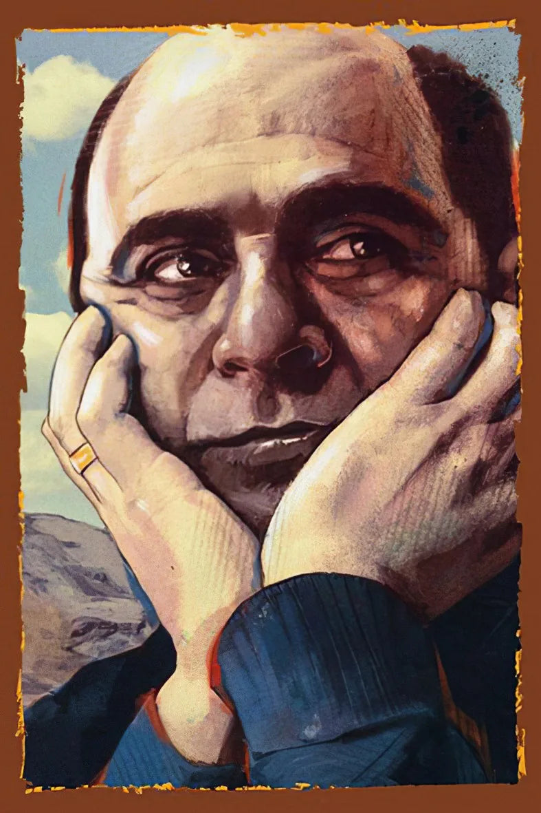 Ahmet Arif Retro Ahşap Poster No:268