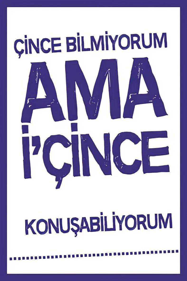 Çince bilmiyorum Ama Alkol Temalı Ahşap Poster No:541