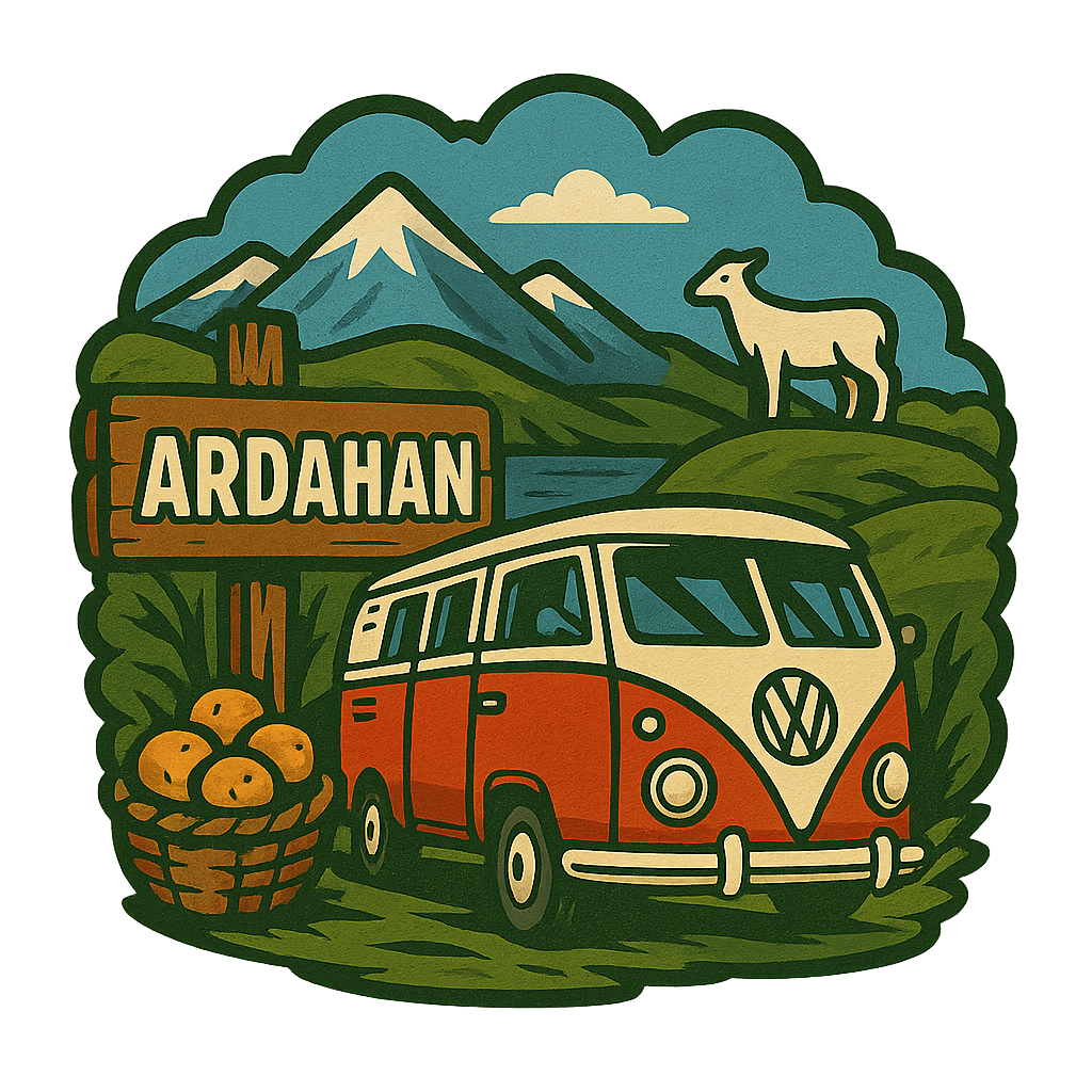 Ardahan Ahşap Magnet – Toptan UV Baskılı Retro Hediyelik Magnet