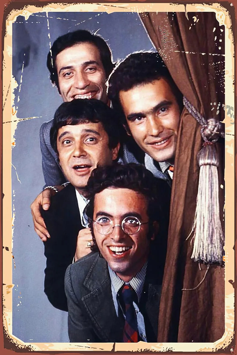 Hababam Sınıfı Retro Ahşap Poster No:491