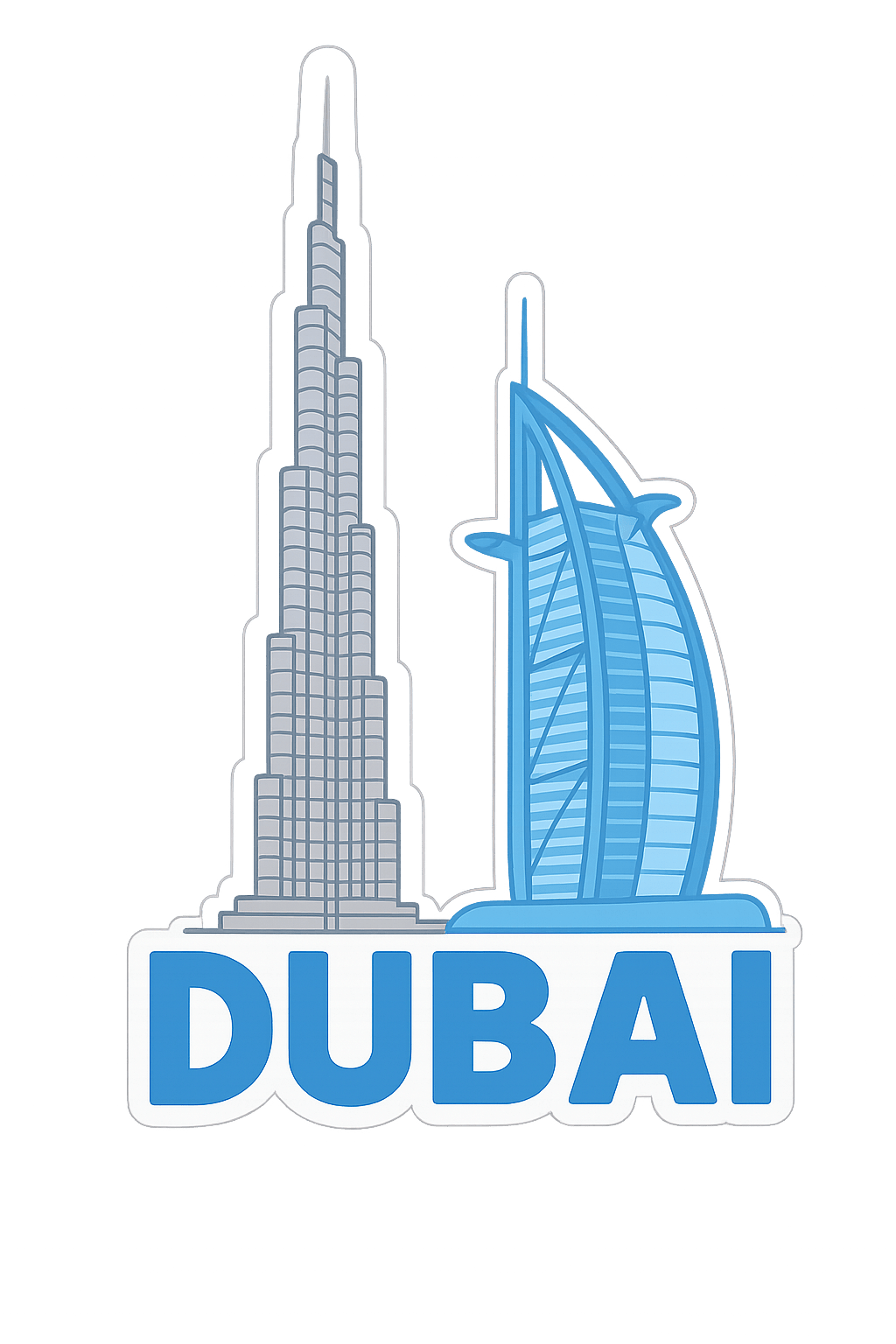Dubai Ahşap Magnet – Toptan UV Baskılı Retro Hediyelik Magnet - ST Baskı Merkezi