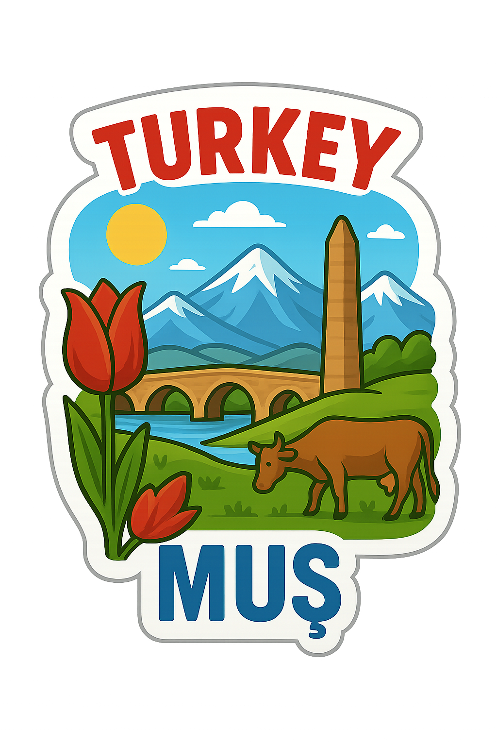 Frankfurt Wooden Magnet – Wholesale UV Printed Retro Gift Magnet