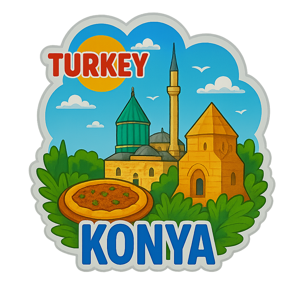 Frankfurt Wooden Magnet – Wholesale UV Printed Retro Gift Magnet