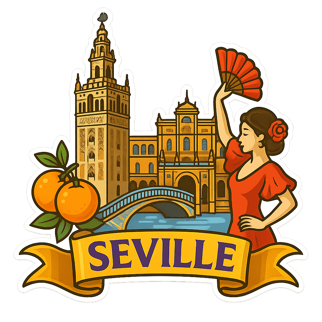 Seville Ahşap Magnet – Toptan UV Baskılı Retro Hediyelik Magnet - ST Baskı Merkezi