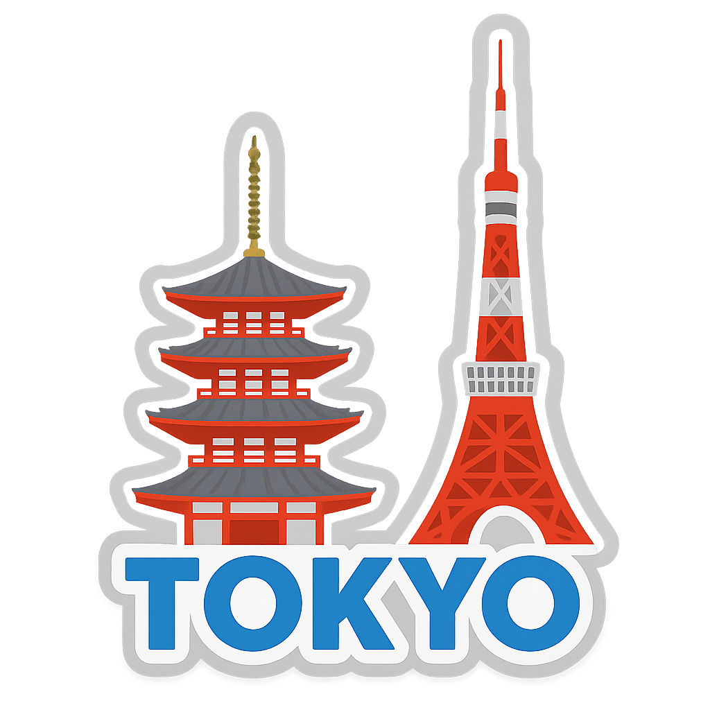 Tokyo Ahşap Magnet – Toptan UV Baskılı Retro Hediyelik Magnet - ST Baskı Merkezi