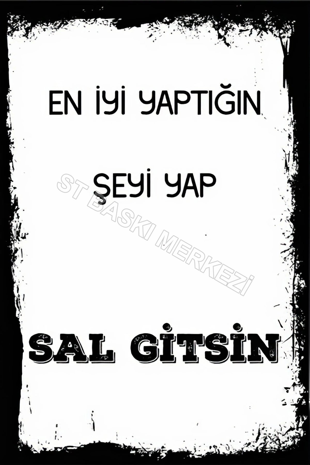 Duvar Yazısı Retro Ahşap Poster No: 3