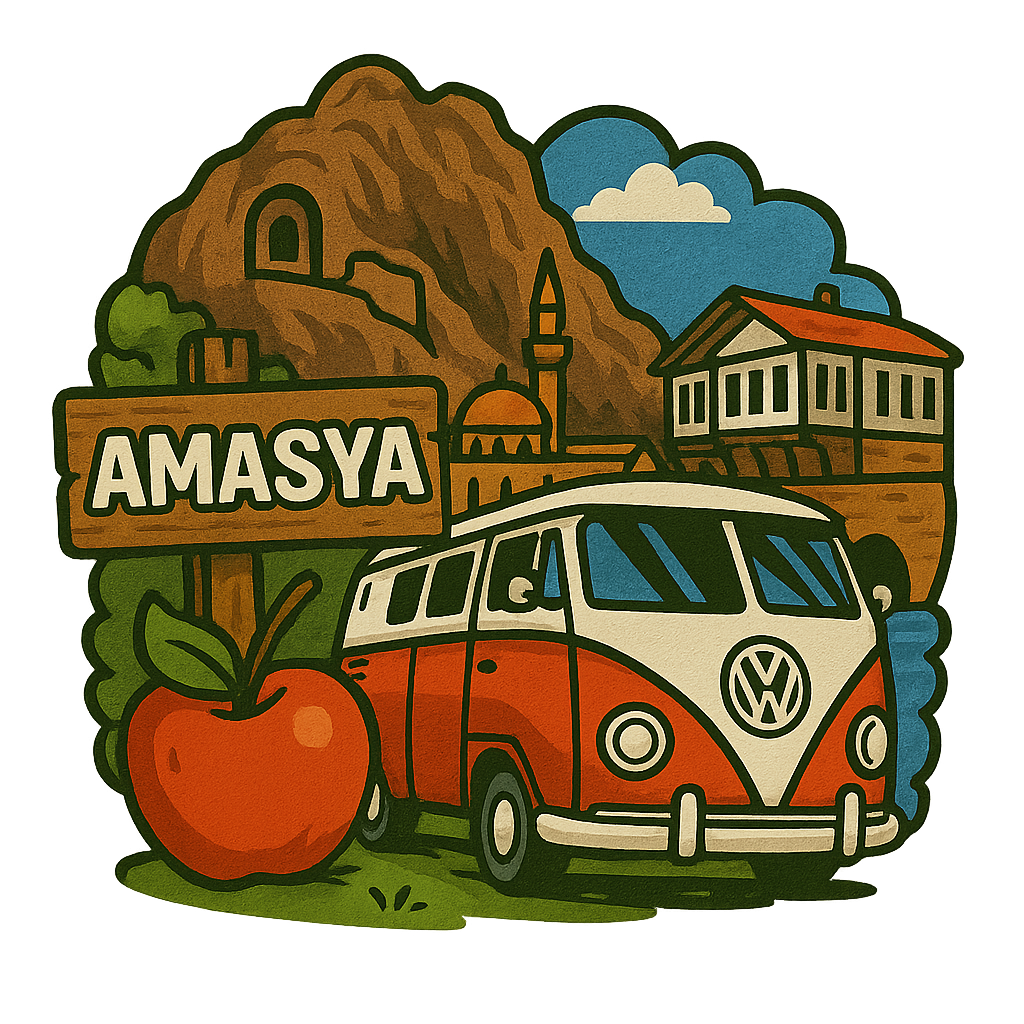 Amasya Ahşap Magnet – Toptan UV Baskılı Retro Hediyelik Magnet