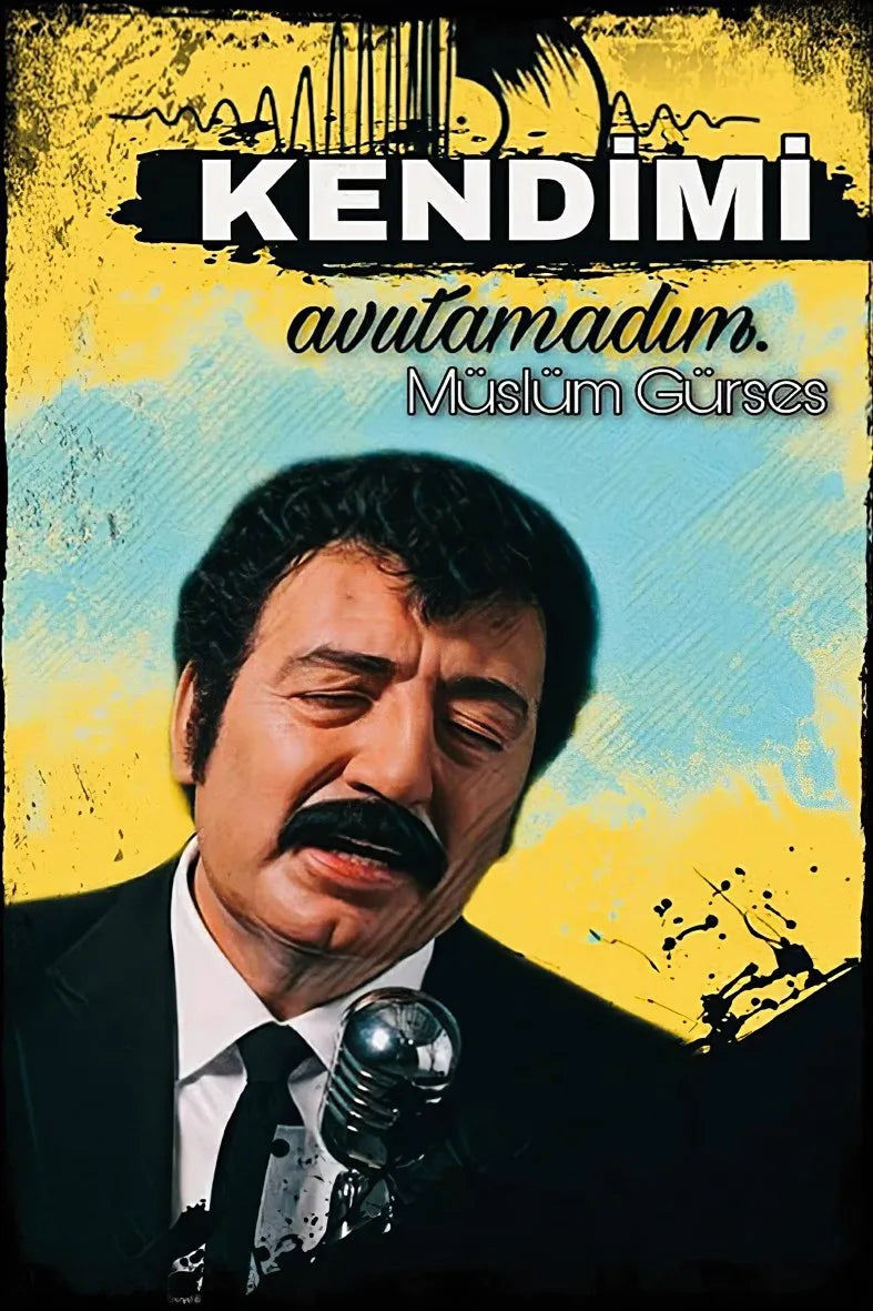 Müslüm Gürses Retro Ahşap Poster No:485