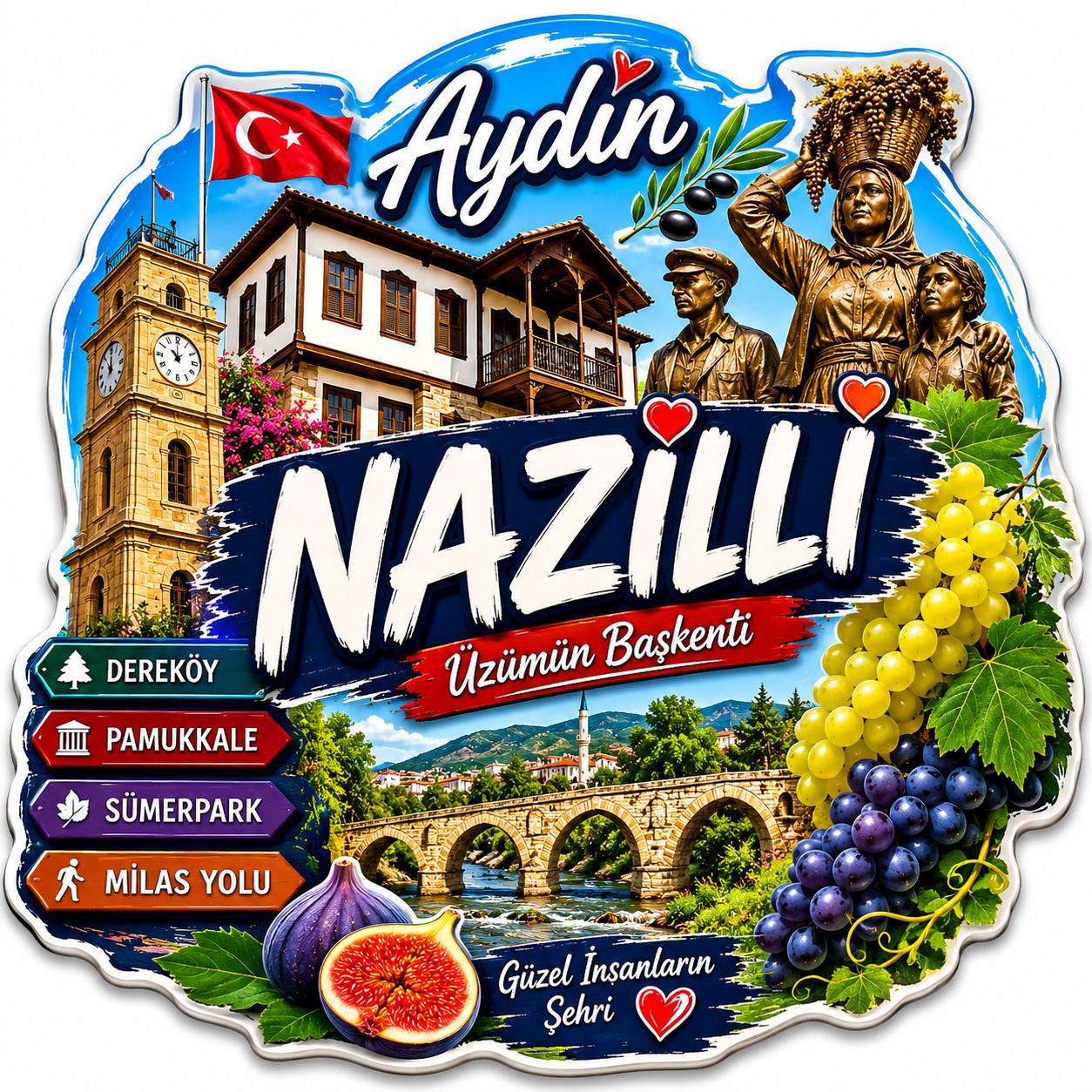 Ahşap magnet ürün görseli