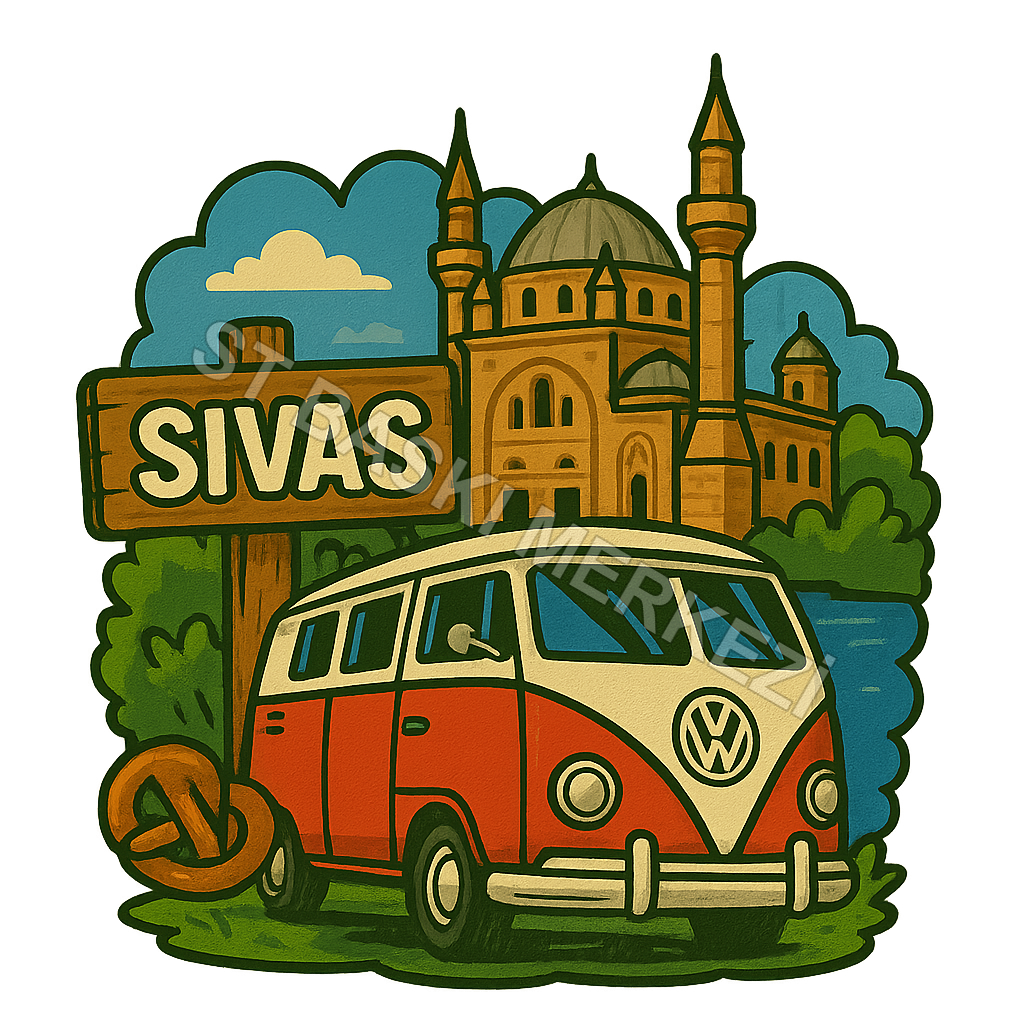 Sivas Ahşap Magnet – Toptan UV Baskılı Retro Hediyelik Magnet