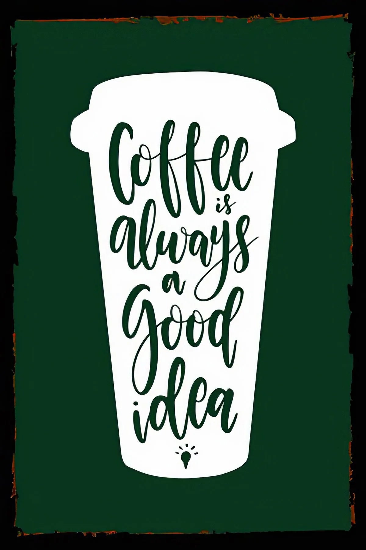 Kahve Coffee Retro Ahşap Poster No: 18