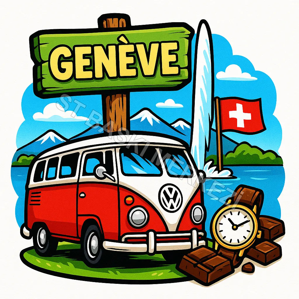 Geneve Ahşap Magnet – Toptan UV Baskılı Retro Hediyelik Magnet - ST Baskı Merkezi