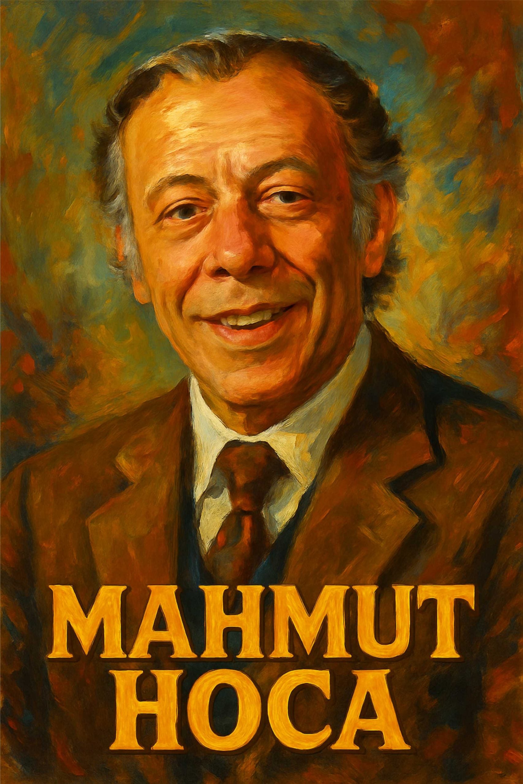 Mahmut Hoca Retro Ahşap Poster No:1216