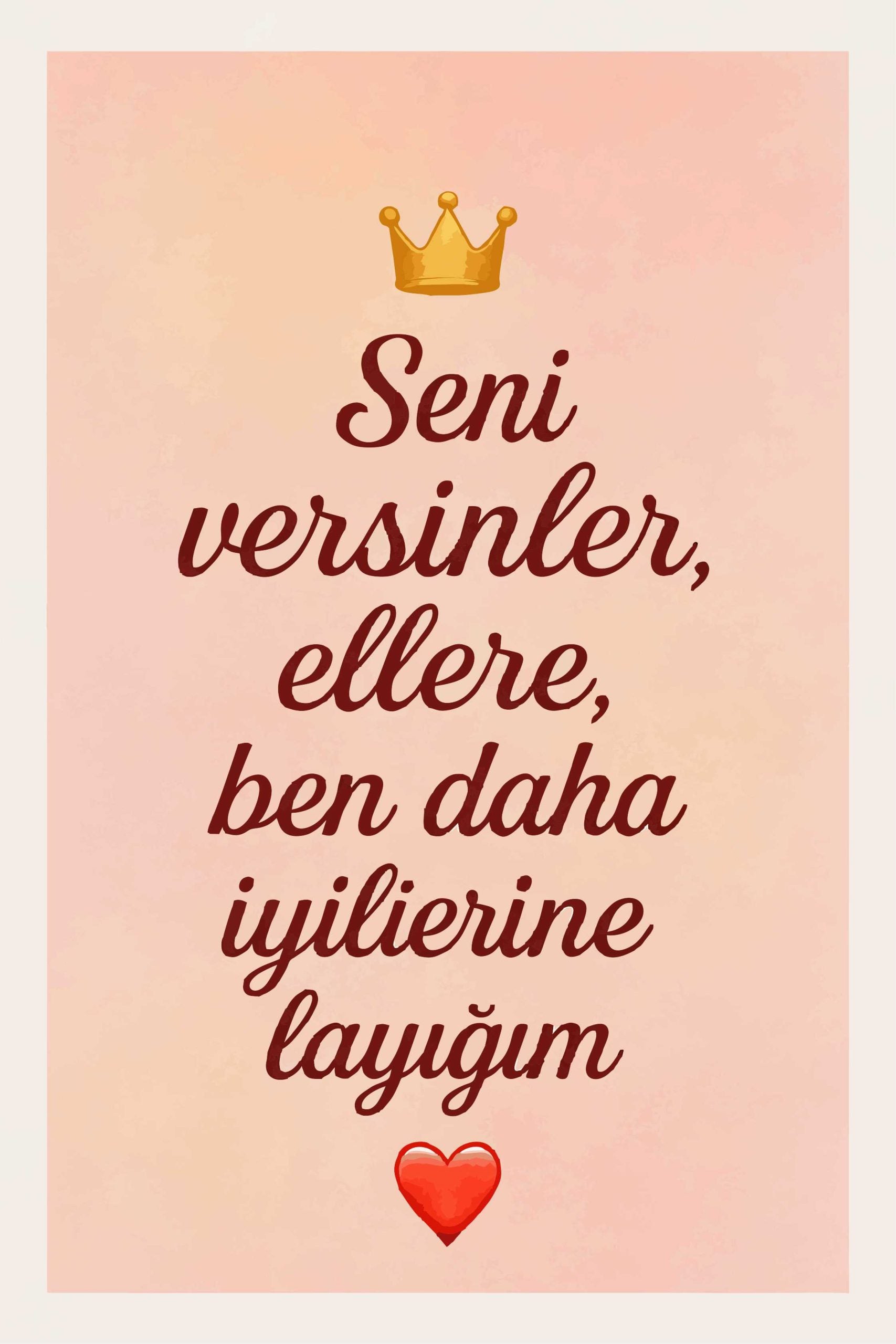 Seni Versinler Ellere Retro Ahşap Poster No:1217